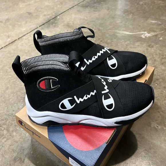 Men's Rally Crossover Shoes, Black/White - Picture 1 of 5